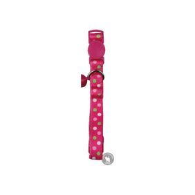 Collar Para Gatos Lunares Rosa Pawise