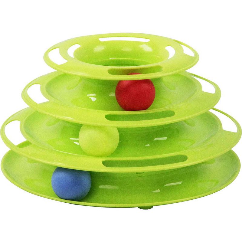 Juguete-Track-Tower-Green-Para-Gatos