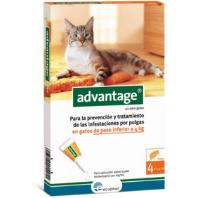 Advantage Gato Hasta 4 Kg.