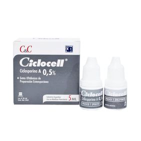 Ciclocell 0,5% X 5 Ml.