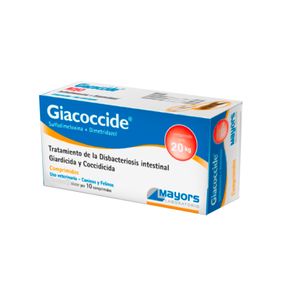 Giacoccide Rojo P/20 Kg. X 10 Comp.