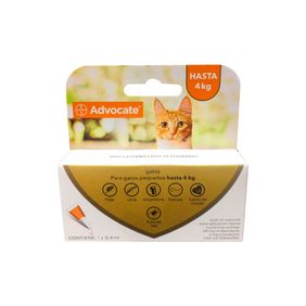 Advocate Gatos Hasta 4 Kg