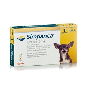 Simparica 1,3 A 2,5 Kg
