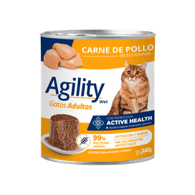 Agility Cats Pollo Lata 340 grs