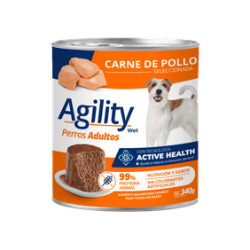 Agility Lata Perro Adulto Pollo 340 grs