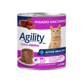 Agility Cats Higado Lata 340 grs