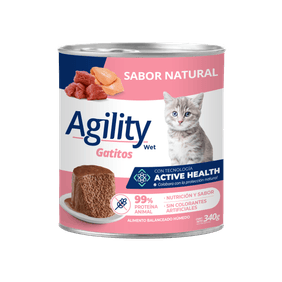 Agility Kitten Natural Lata 340 grs