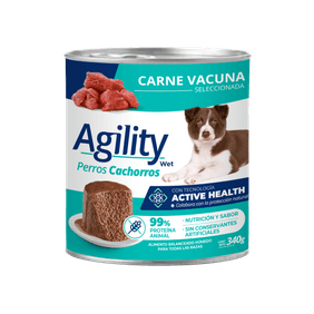 Agility Lata Perro Cachorro 340 grs