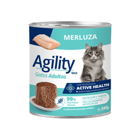 Agility Cats Merluza Lata 340 grs