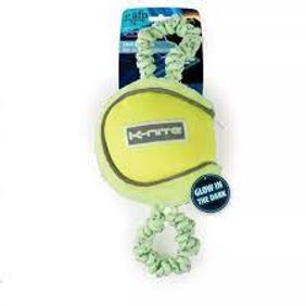 K-nite Pelota con soga fluo