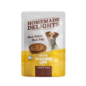 Homemade Delights  Pouch Dog Ad Patagonian Lamb 100 grs