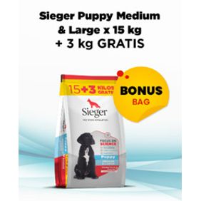 Sieger Puppy Medium & Large BB 15+2