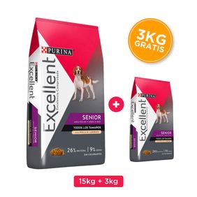 Excellent Senior (+7 Años) 15+3kg BONUS BAG