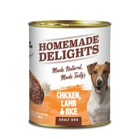 Homemade Delights Perro Adult Chicken, Lamb & Rice 340Grs