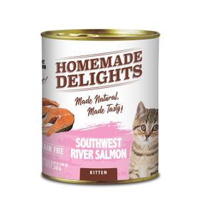 Homemade Delights Kitten Southwest River Salmon 340Grs