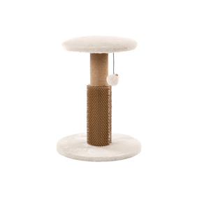 Rascador Bea gris y beige 30x30x61