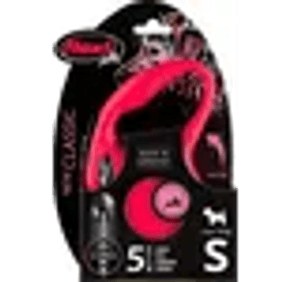 Flexi New Classic S Cordon 5 Mts. Rojo