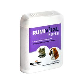 Rumivital Forte caninos y felinos 120 mg  X 100 Comp