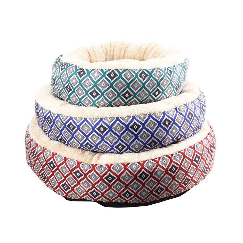 Cama-Redonda-Pawise-Rojo-40-Cm