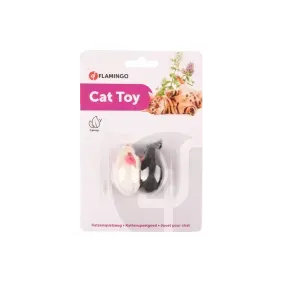 Pack ratones de piel con catnip