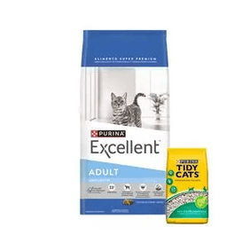 Excellent Adult Cat 7,5 Kg + 6 Tidy Cat