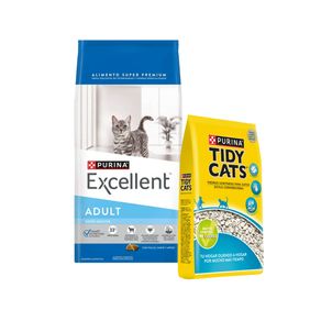 Excellent gato adulto 1kg + 1 Tidy Cat