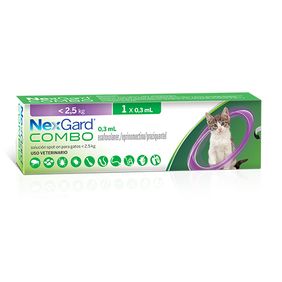 Nexgard Combo Gatos hasta 2,5 kg