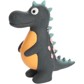 Dinosaurio negro de latex S 4,8x9,2x11,8CM